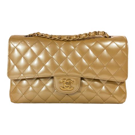 chanel medium flap gold hardware|Chanel flap pattern.